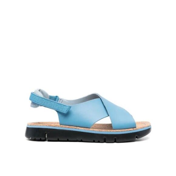 CAMPER Oruga Blue Sandals Slingback Size 9 - Picture 2 of 8